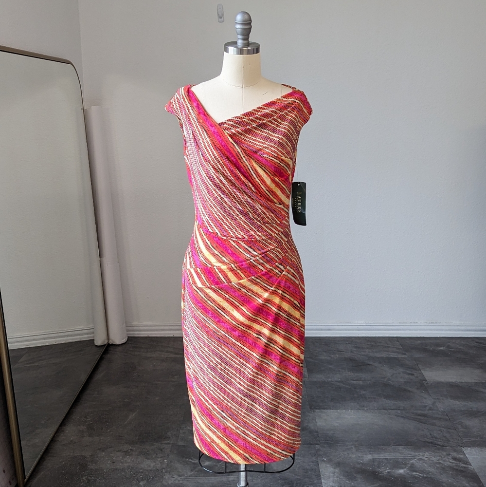 Lauren Ralph Lauren Multicolor Striped Dress